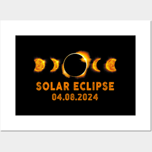 Total Solar Eclipse April 8 2024 Posters and Art